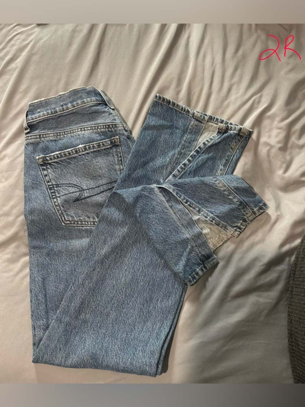American Eagle Outfitters Light Blue Straight Leg Jeans